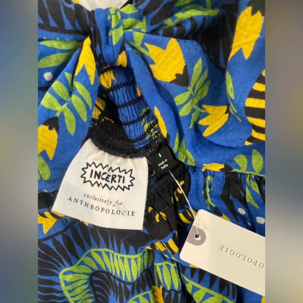 ANTHROPOLOGIE Joao‎ Incerti Strappy Bandeau Dress Size Small New w Tags - Picture 12 of 13